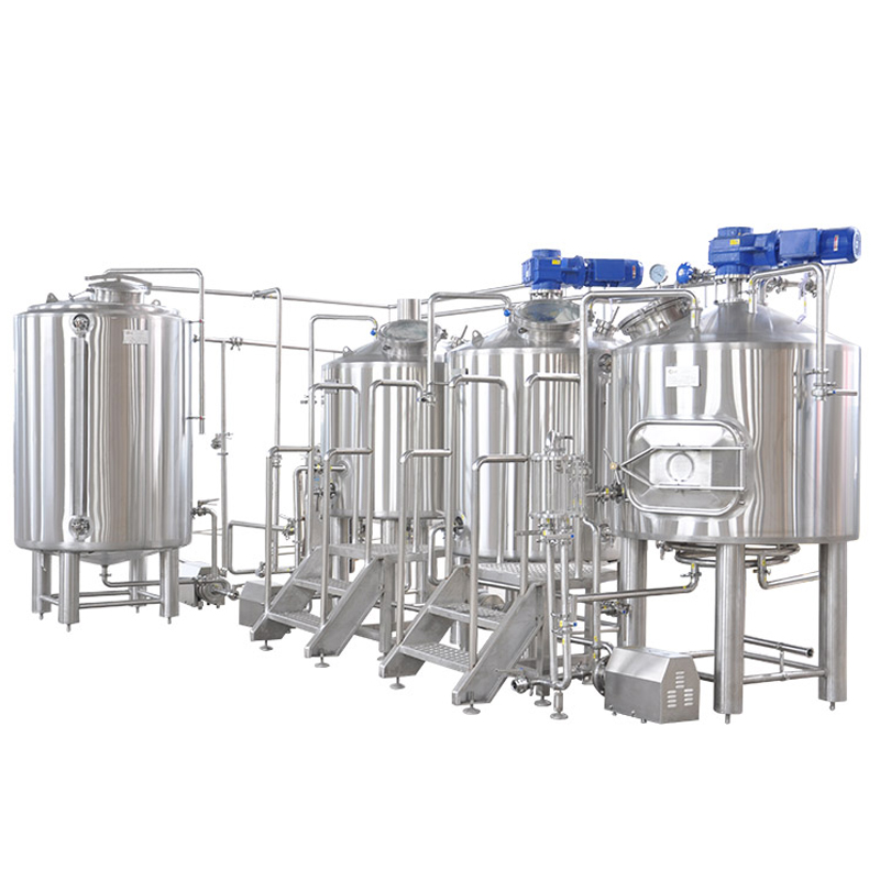 100L 200L 300L 500L 700L 1000L 2000L pembuatan bir kraf mikro peralatan pembuatan bir sistem brewhouse